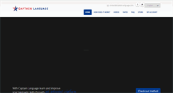 Desktop Screenshot of captain-language.com